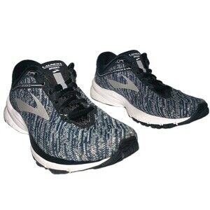 Brooks Sz 7.5 Womens Launch 5 Gray Running Shoes Lace Up Low Top 1202661B039
